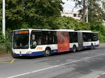 tpg - Mercedes Citaro Nr.124  GE 960508 unterwegs auf der Linie 22 in den Strassen von Genf am 04.06.2016