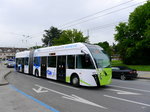 tpg - Trolleybus Nr.1612 unterwegs auf der Linie 19 in der Vernier am 04.06.2016
