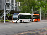 tpg - Trolleybus Nr.1621 unterwegs auf der Linie 6 in der Stadt Genf am 04.06.2016