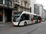 tpg - Trolleybus Nr.1629 unterwegs auf der Linie 19 in der Stadt Genf am 04.06.2016