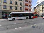 tpg - Trolleybus Nr.1615 unterwegs auf der Linie 6 in der Stadt Genf am 03.06.2017