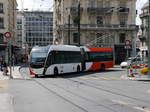 tpg - Trolleybus Nr.1621 unterwegs auf der Linie 19 in der Stadt Genf am 03.06.2017
