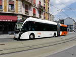 tpg - Trolleybus Nr.1628 unterwegs auf der Linie 3 in der Stadt Genf am 03.06.2017