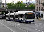 tpg - Hess Trolleybus Nr.781 unterwegs auf der Linie 10 in der Stadt Genf am 03.06.2017