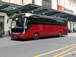 Reisebus - Iveco Irisbus Magelys vor dem SBB Bahnhof in Genf am 03.06.2017