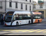 tpg - VanHool Trolleybus Nr.1606 unterwegs in der Stadt Genf am 2023.01.01