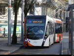 tpg - VanHool Trolleybus Nr.1641 unterwegs in der Stadt Genf am 2023.01.01
