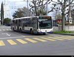 tpg - Mercedes Citaro Nr.1190 GE 961264 unterwegs auf der Linie 25 in der Stadt Genf am 24.03.2024