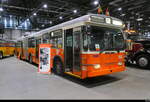 tpg - Oldtimer Saurer Trolleybus Nr.666 Ausgestellt in den Hallen der Palexpo in Genf am 29.03.2026