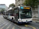 TPG - Mercedes Citaro Bus Nr.140 GE 960524 unterwegs auf der Linie 5 in der Stadt Genf am 04.09.2009