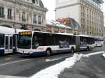 tpg - Mercedes Citaro  Nr.1172  GE  960922 unterwegs auf der Linie 8 in der Stadt Genf am 14.02.2013