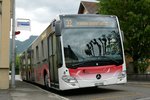 C2 Gelenkbus am 22.5.2016, bei Bhf Selzach.