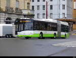 TransN La Chaux de Fonds - Solaris Urbino Hybrid Nr.344  NE 145344 unterwegs auf der Linie 302 in La Chaux de Fonds am 2023.12.09