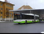 TransN La Chaux de Fonds - Solaris Urbino Hybrid Nr.347  NE 145347 unterwegs auf der Linie 304 in La Chaux de Fonds am 2023.12.09