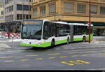 transN - Mercedes Citaro Nr.386  NE 145386 unterwegs auf der Linie 302 in La Chaux de Fonds am 17.01.2026