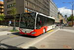 CJ - Mercedes Citaro  Nr.127  BE  826347 unterwegs in La Chaux de Fonds f�r die SBB im Bahnersatz Zwischen La Chaux de Fonds und St-Imier am 09.05.2026