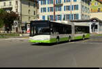 TransN - Solaris Urbino Hybrid Nr.344 unterwegs in La Chaux de Fonds am 09.05.2026
