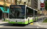 TransN - Mercedes Citaro Nr.384 unterwegs in La Chaux de Fonds am 09.05.2026