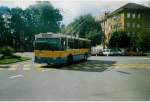 Aus dem Archiv: TC La Chaux-de-Fonds Nr. 104 FBW/Hess-Haag Trolleybus am 7. Oktober 1997 La Chaux-de-Fonds, Bahnhof