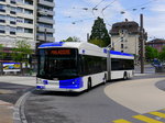 TL - Trolleybus Nr.879 unterwegs auf der Linie 6 in der Stadt Lausanne am 10.05.2016