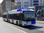 TL - Trolleybus Nr.890 unterwegs auf der Linie 4 in der Stadt Lausanne am 10.05.2016
