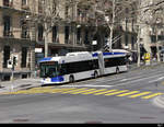 TL - Hess Trolleybus Nr.840 unterwegs auf der Linie 1 in der Stadt Lausanne am 23.03.2019