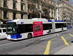 TL - Hess Trolleybus Nr.860 unterwegs auf der Linie 8 in der Stadt Lausanne am 23.03.2019