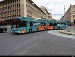 tl Lausanne - Hess Trolleybus Nr.887 unterwegs in der Stadt Lausanne am 25.09.2019