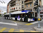 TL Lausanne - Hess Trolleybus Nr.876 unterwegs auf der Linie 9 in Lausanne am 06.09.2020
