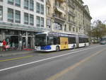 tl Nr. 875 (Hess Swisstrolley 4 BGT-N2D) am 10.12.2020 in Lausanne, Bel-Air