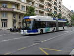 TL - Hess Trolleybus Nr.801 unterwegs in Lausanne am 02.07.2023