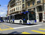 tl - Mercedes Citaro Nr.585 unterwegs auf der Linie 19 in der Stadt Lausanne am 21.05.2025
