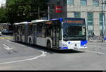 tl - Mercedes Citaro  Nr.591 unterwegs auf der Linie 21 in Lausanne am 18.07.2026