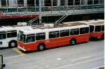 Aus dem Archiv: TL Lausanne - Nr. 721 - FBW/Hess Trolleybus am 7. Juli 1999 in Lausanne, Place Riponne