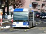 tl - VanHool Gelenkbus Nr.562  VD  550072 unterwegs auf der Linie 41 in Lausanne am 16.02.2013