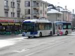 tl - VanHool Gelenkbus Nr.565 VD 545155 unterwegs auf der Linie 41 in Lausanne am 16.02.2013