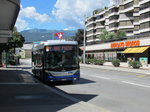 TPL-Hess Bergbus Nr.202 unterwegs auf der Linie 12 in Lugano, Lanchetta am 1.8.16
