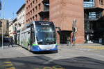 tpl Nr. 501 ''Banca Stato'' (Hess lighTram®19 OPP) am 18.3.2026 in Lugano, Centro