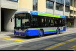 TPL - Hess Kleinbus Nr.210  TI 336210 unterwegs auf der Linie 12 in der Stadt Lugano am 18.04.2026