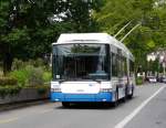 VBL - Trolleybus Nr.202 unterwegs auf der Linie 6in Luzern am 09.08.2014