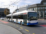 VBL - Trolleybus Nr.205 unterwegs auf der Linie 7 in Luzern am 28.03.2016