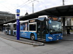 VBL - Mercedes Citaro Nr.171  LU 248364 bei den Bushaltestellen vor dem Bahnhof in Luzern am 28.03.2016