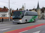 Setra S 415 HD Reisebus unterwegs in der Stadt Luzern am 28.03.2016