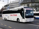Reisbus MAN Lion`s Coach unterwegs in der Stadt Luzern am 28.03.2016