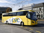 Reisbus MAN Lion`s Coach unterwegs in der Stadt Luzern am 28.03.2016