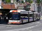 VBL - Trolleybus Nr.234 unterwegs auf der Linie 1 in der Stadt Luzern am 21.05.2016