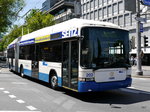 VBL - Trolleybus Nr.202 unterwegs auf der Linie 7 in der Stadt Luzern am 21.05.2016