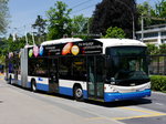 VBL - Trolleybus Nr.226 unterwegs auf der Linie 6 in der Stadt Luzern am 21.05.2016