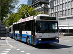 VBL - Trolleybus Nr.274 mit Anhänger unterwegs auf der Linie 1 in der Stadt Luzern am 21.05.2016