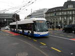VBL - Trolleybus Nr.227 unterwegs auf der Linie 6 in Luzern am 03.02.2018